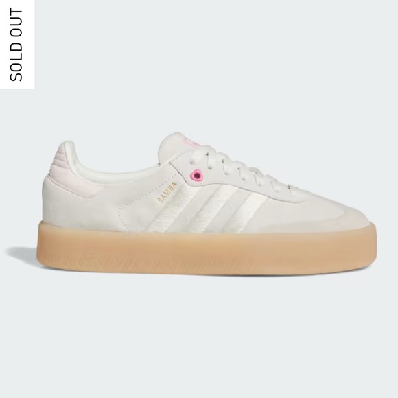 adidas Shoes - NWT Adidas Sambae Platform Gum Sneakers Ivory Pink Fusion Size Women’s 7